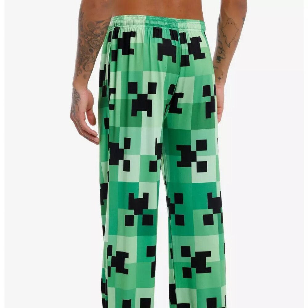 Minecraft Creeper Pajama Pants Size 2X, Like New Condition - Picture 2 of 15